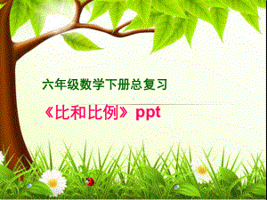 六年级数学下册总复习-《比和比例》p课件.ppt