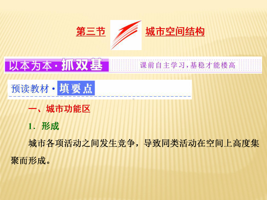 高一地理鲁教版必修二第二单元第三节城市空间结构课件.ppt_第1页