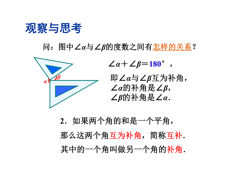 苏科版七年级数学上册《6章平面图形的认识(一)63余角、补角、对顶角》公开课课件整理2.ppt_第3页