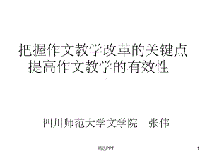 《作文教学有效性》课件.ppt