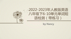 期末复习Unit6-unit 10单词短语检测课件2022-2023学年人教版英语八年级上册.pptx