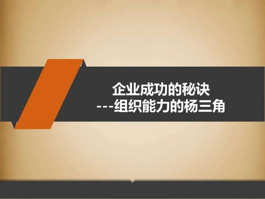 企业成功的秘诀之组织能力的杨三角-课件.pptx_第1页