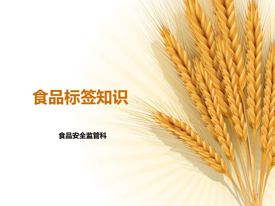 食品标签讲义课件.ppt_第1页