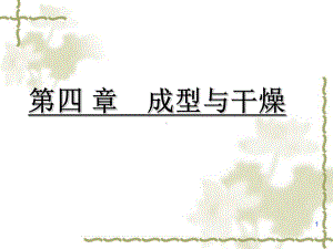 青岛科技大学陶瓷课件8-2干燥.ppt