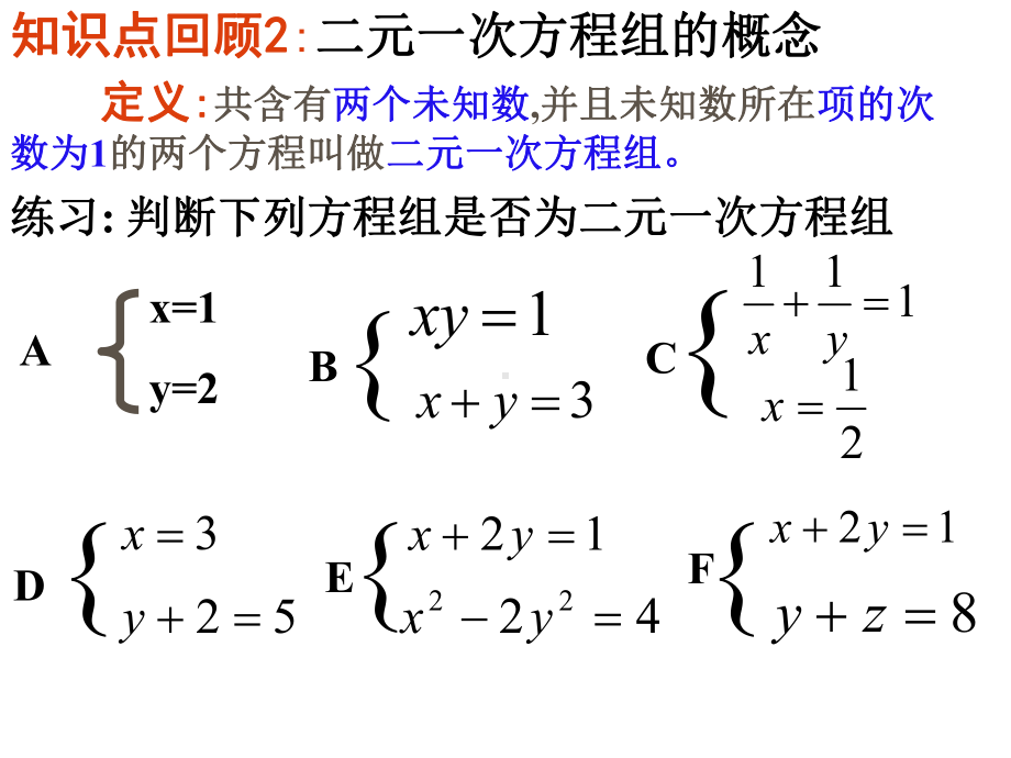 第八章二元一次方程组复习54099课件.pptx_第3页