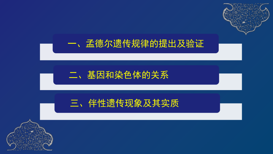 2022新人教版（2019）《高中生物》必修第二册孟德尔遗传与伴性遗传及其实质专题复习（ppt课件）(共32张PPT).pptx_第2页