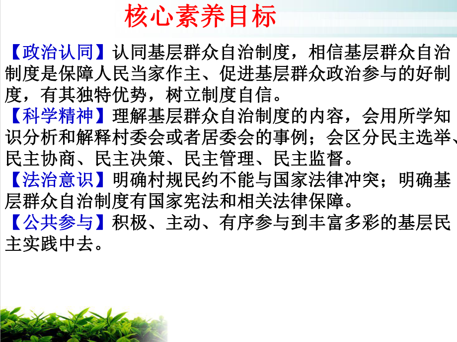 高中政治统编版必修3政治与法治基层群众自治制度实用课件.pptx_第2页