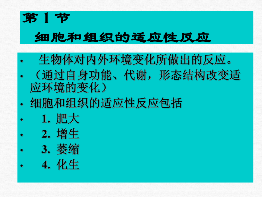 细胞和组织的适应损伤和修复病理学基础教学件课件.ppt_第3页