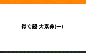 微专题 1 物质及其变化ppt课件-2022新人教版（2019）《高中化学》必修第一册.ppt