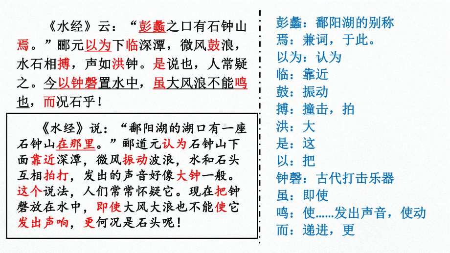 （部）统编版《高中语文》必修下册《石钟山记》ppt课件（23张PPT）.pptx_第2页