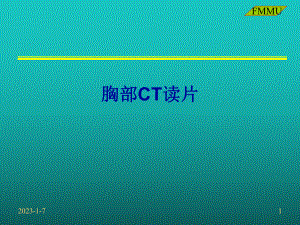 胸部CT读片课件.ppt