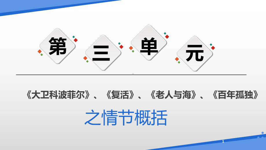 第三单元大单元整体教学ppt课件43张 -（部）统编版《高中语文》选择性必修上册.pptx_第1页