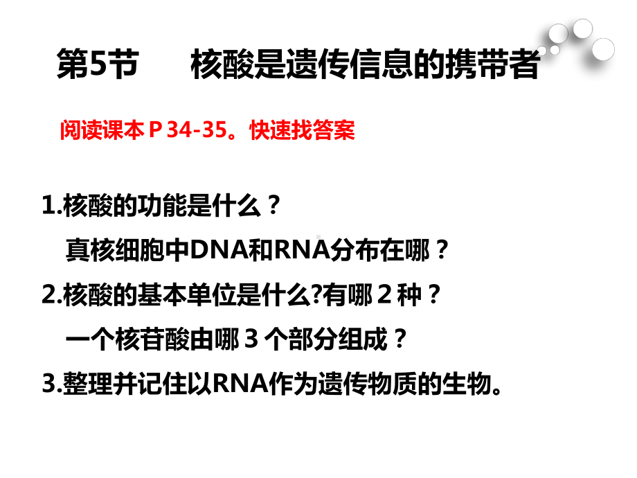 2－5　核酸是遗传信息的携带者ppt课件-2022新人教版（2019）《高中生物》必修第一册.pptx_第3页