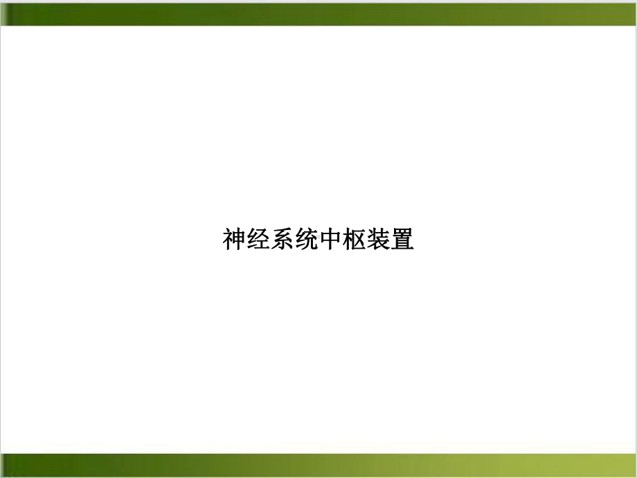 神经系统中枢装置示范课件.ppt_第1页