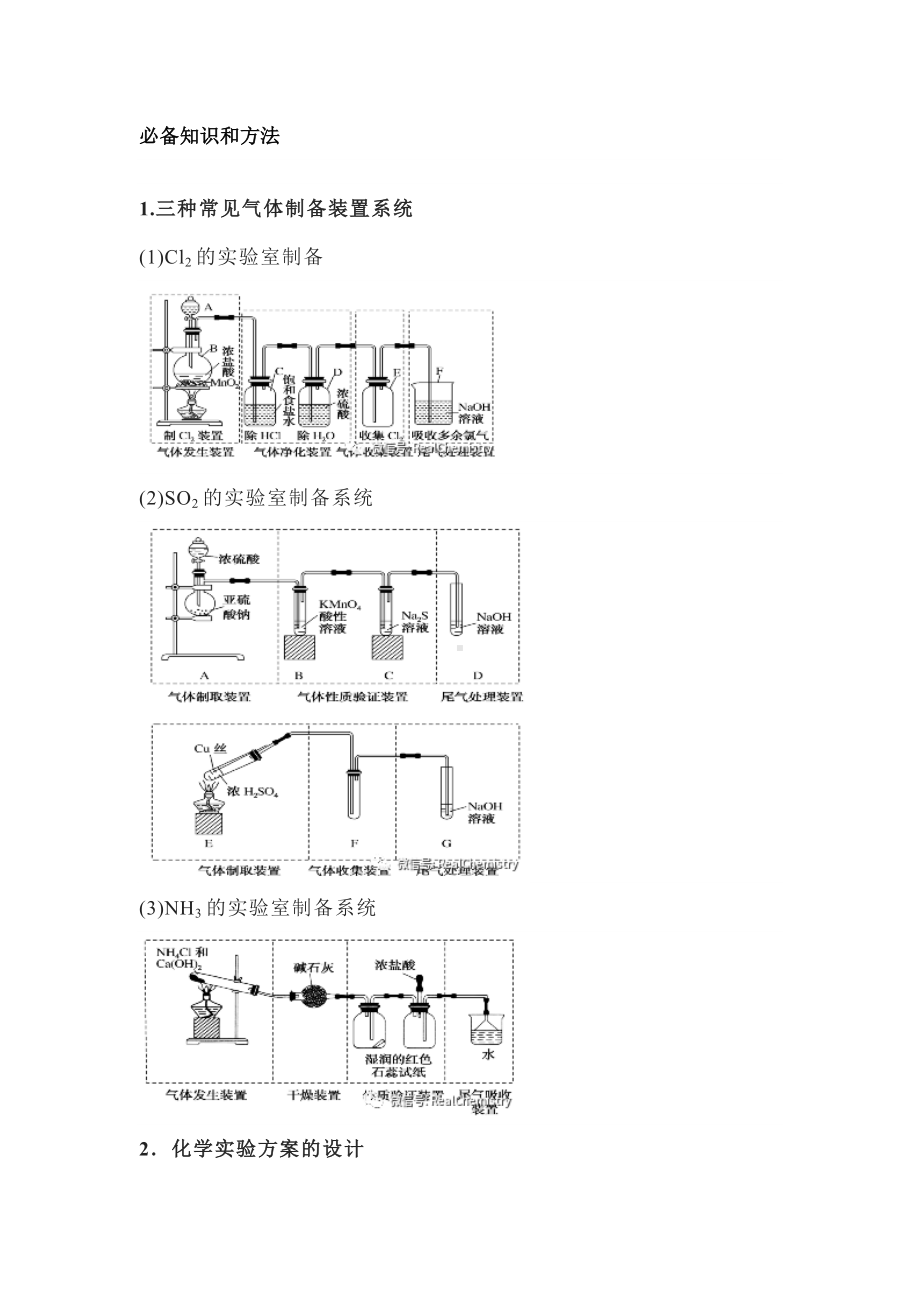 高考化学二轮备考特训-化学实验设计与评价.docx_第1页