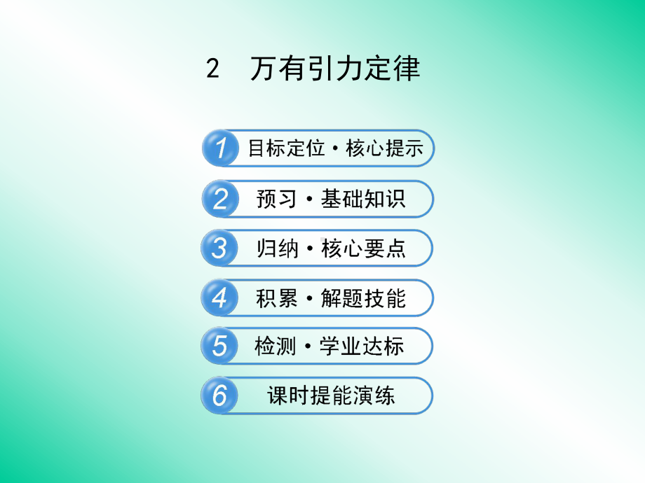 32万有引力定律课件2(教科版必修2).ppt_第1页