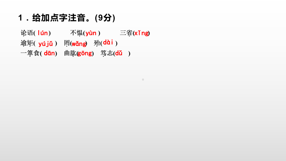 七年级语文人教版上册课件：11．《论语》十二章(共33张PPT).pptx_第3页