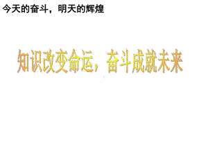 知识改变命运奋斗成就未来初三励志班会（共30张ppt）ppt课件.pptx