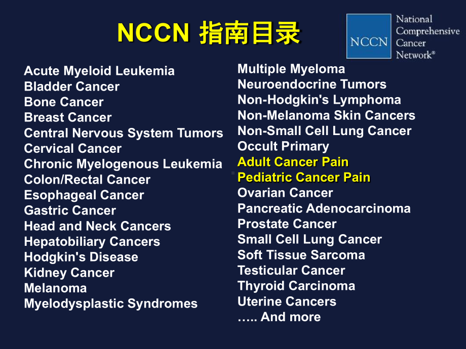 NCCN成人癌痛临床实践指南解读课件.ppt_第2页