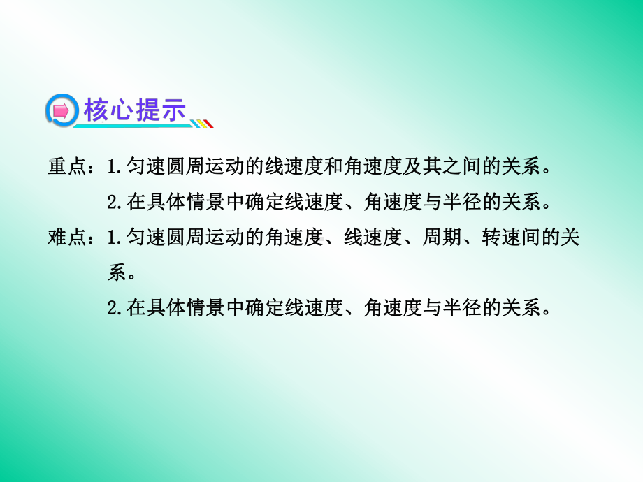 41匀速圆周运动快慢的描述课件32(鲁科版必修2).ppt_第3页