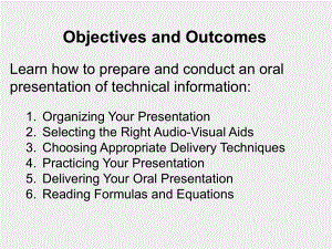 《技术与商务交流英语（第二版）》课件Chapter 19 Oral Presentation.ppt