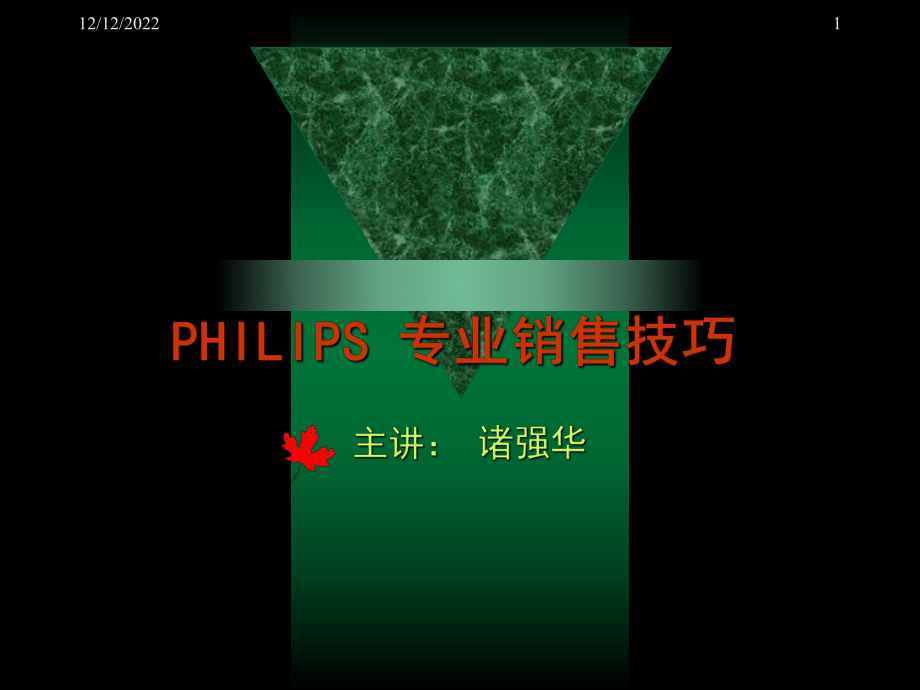 PHILIPS专业销售技巧培训课件.ppt_第1页