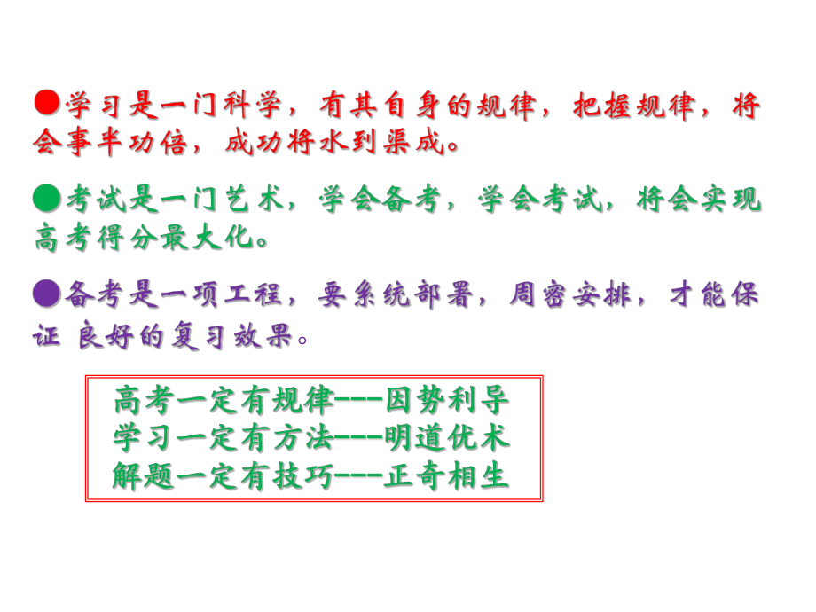 2020届高三高考化学一轮精准复习策略与备考建议讲座课件.pptx_第3页