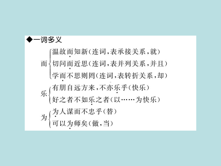 人教部编版七年级上册语文（青岛）习题课件：11《论语》十二章(共30张PPT).ppt_第3页