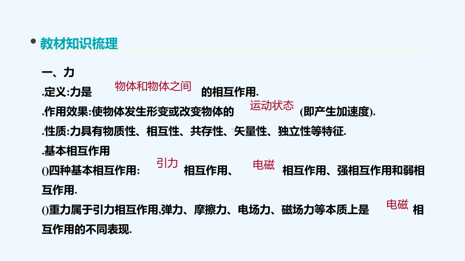 2020高考物理大一轮复习第3讲重力弹力课件新人教版.pptx_第2页