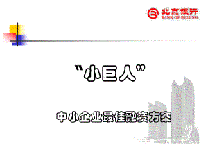 小巨人中小企业最佳融资方案.ppt