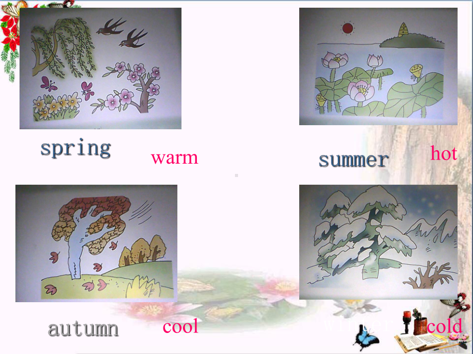 四年级英语下册Unit7《Seasons》(PartA)-优秀课件(新版).ppt（纯ppt,可能不含音视频素材）_第2页