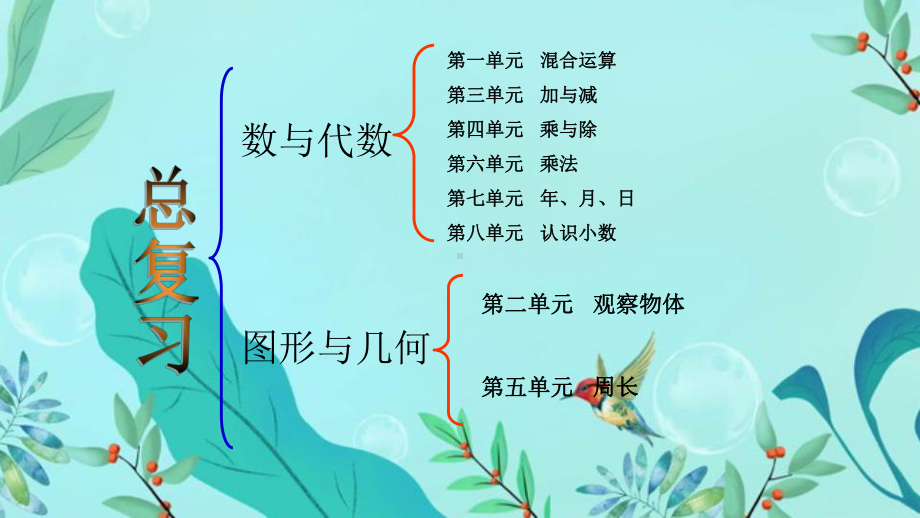 小学数学北师大版上册三年级总复习课件.pptx_第2页