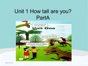 六年级英语下册Unit-1-How-tall-are-you课件.pptx（纯ppt,可能不含音视频素材）