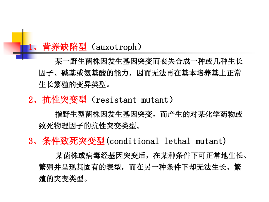 微生物的突变和诱变育种课件.ppt_第3页