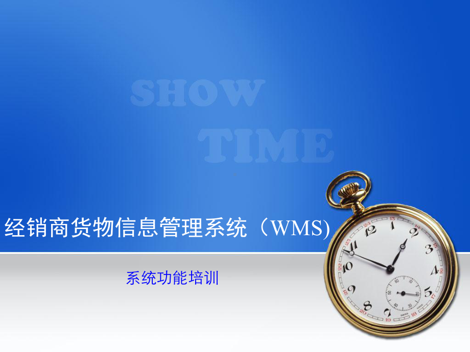 经销商货物信息管理系统WMS课件.ppt_第1页