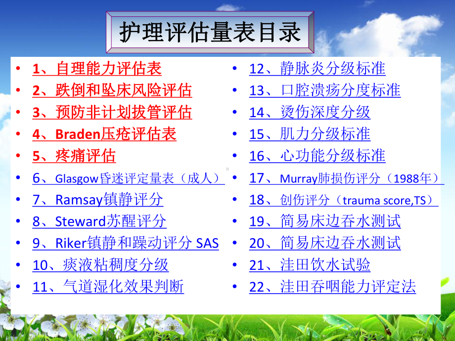 各项护理评估表专项培训学习课件.ppt_第2页