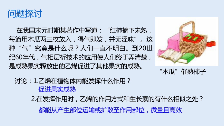 新教材高中生物人教版选择性必修一5-2-其他植物激素课件.pptx_第3页