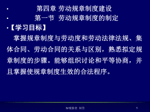 劳动规章制度管理课件.ppt