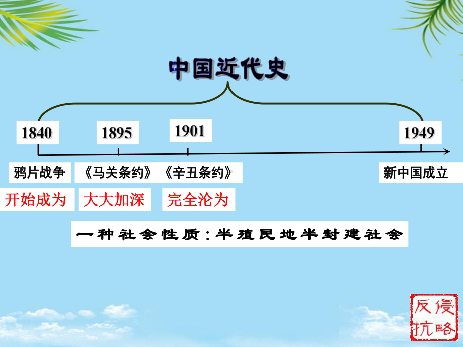 （精）八上历史时间轴全面版课件.ppt_第1页