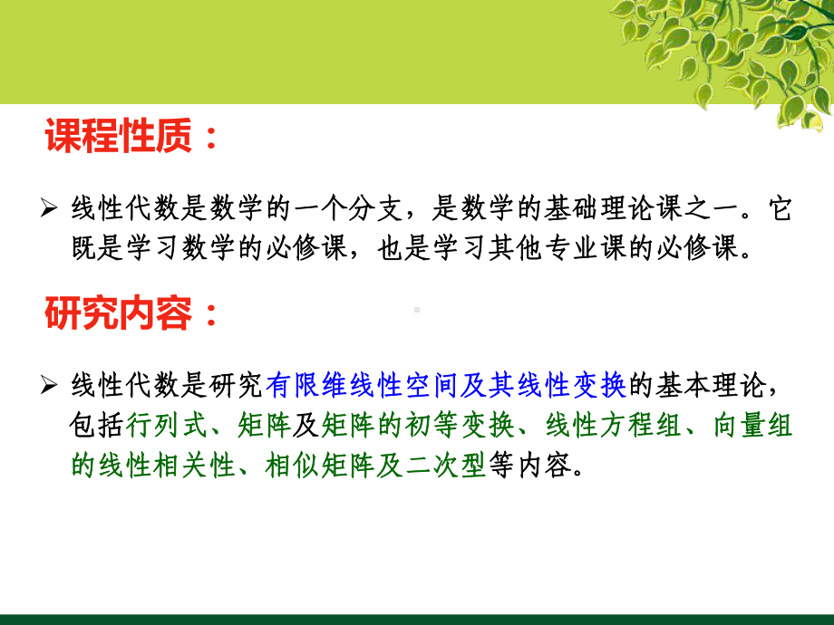 线性代数Bn阶行列式的概念概要课件.ppt_第2页