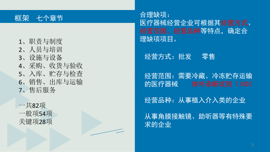 医疗器械经营质量管理规范现场检查指导原则培训教学课件.ppt_第2页