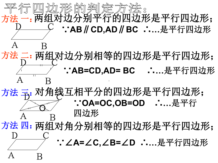 平行四边形判定第二课时课件.ppt_第2页