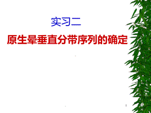 实习二-原生晕垂直分带序列的确定课件.ppt