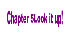 牛津上海版八上Chapter5《Look-it-up》课件1.ppt