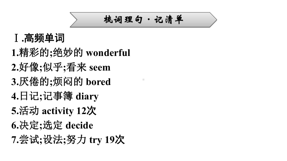 广东省2021年中考英语一轮教材梳理(人教版)课件-八年级上册-Units-1—2.pptx（纯ppt,可能不含音视频素材）_第2页