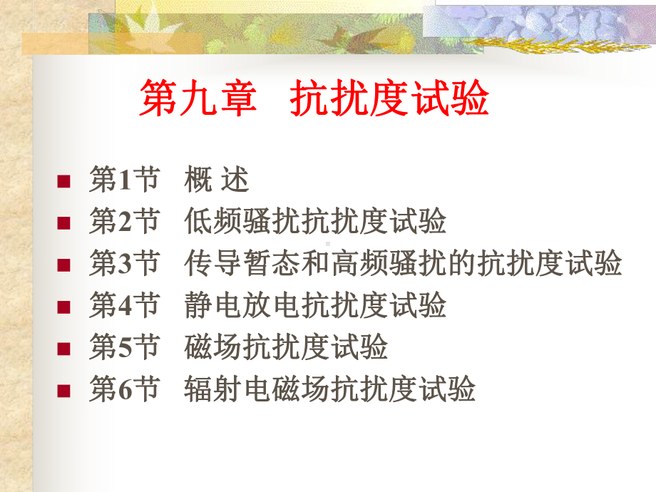 第九章-抗扰度试验课件.ppt_第1页