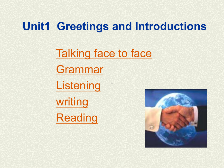 新编实用英语1Unit1-Greetings-and-Introductions(0615)课件.ppt（纯ppt,可能不含音视频素材）_第1页