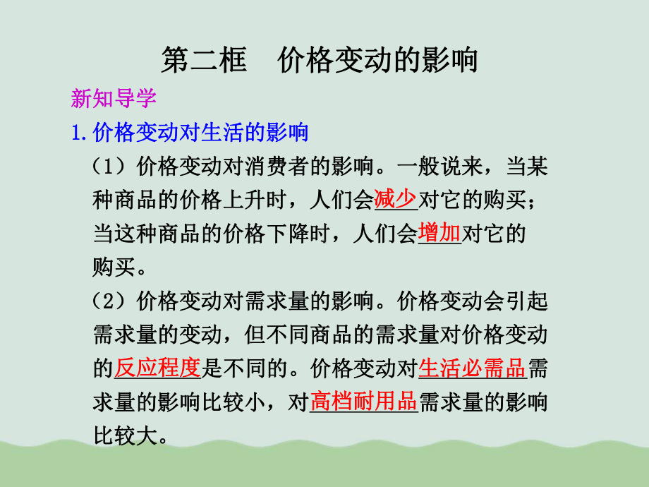 浅谈价格变动的影响课件.ppt_第1页