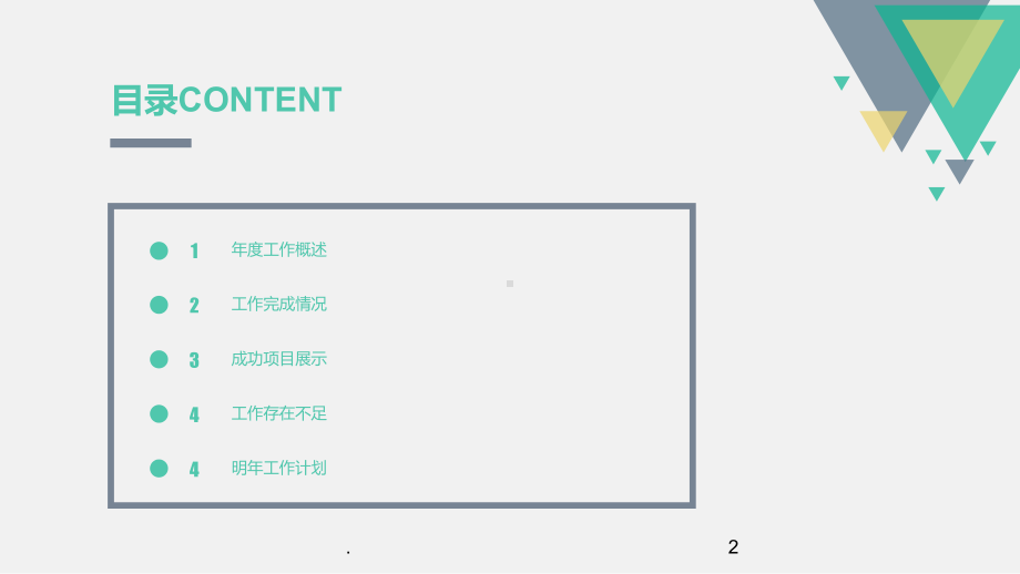 清新简约工作总结报告模板课件.pptx_第2页