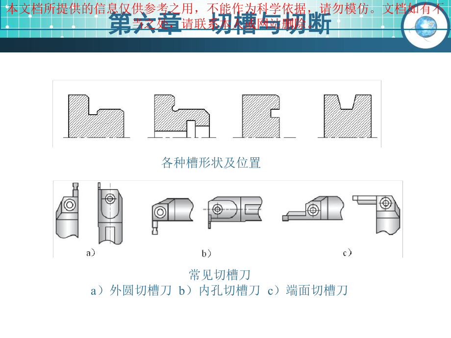 切槽和切断专题知识专业知识讲座课件.ppt_第1页